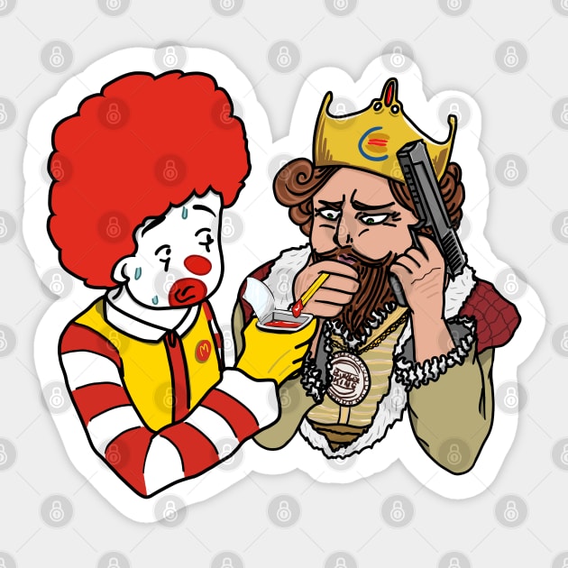 Fast Food Gangsters Sticker by Pegazusur